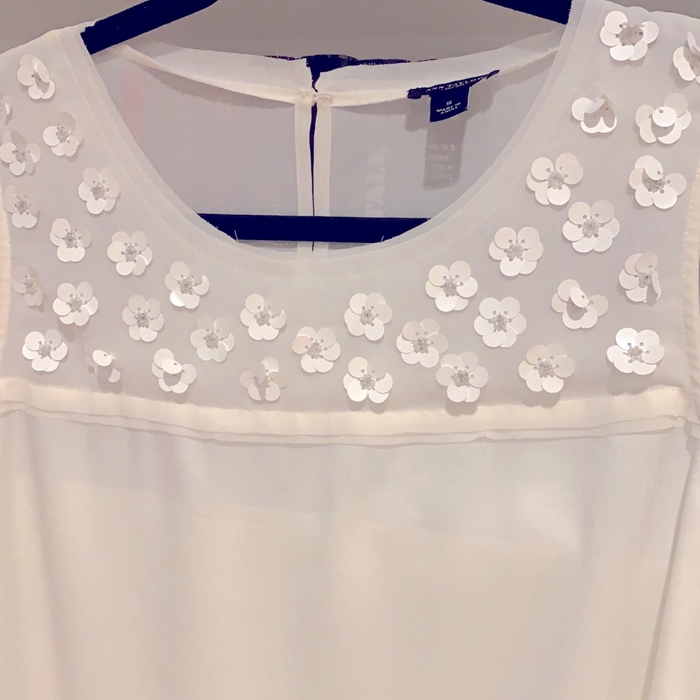 ANN TAYLOR White Top for women #6